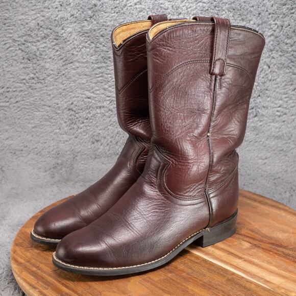 Vintage Unbranded Womens Boots Brown Size 6.5 M Model 18049 Made In USA - Picture 4 of 9